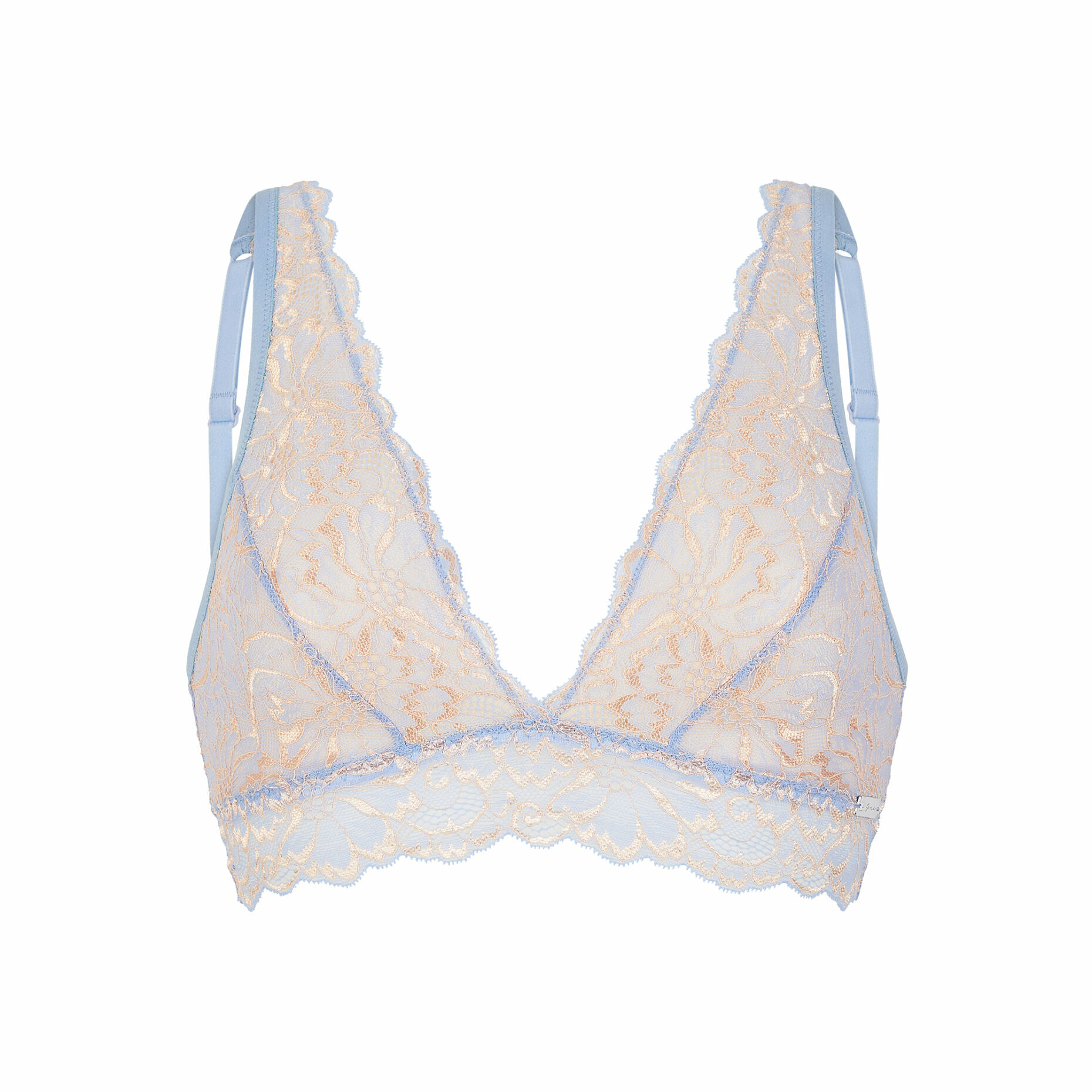 Roxie Bralette Cheeky Set Blue Nude Io Sono