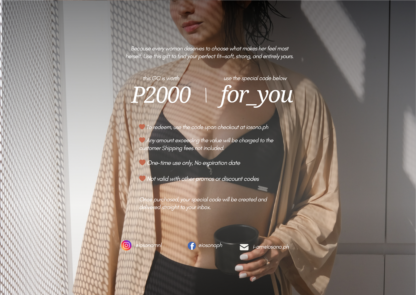 Io Sono Gift Certificate PhP2000